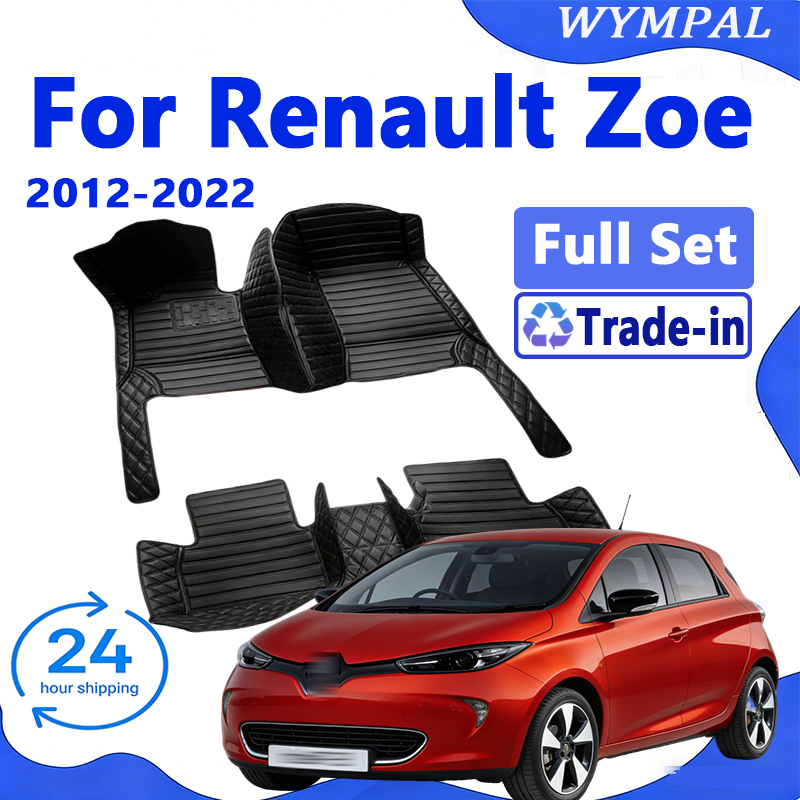Tech Accessories Luxury - Leather Car Floor Mats For Renault