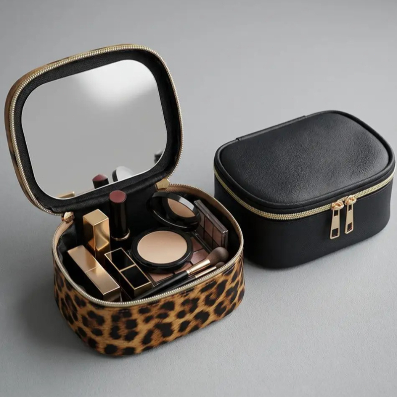 2026 New Makeup Bag with Mirro - Tech Accessories Travel Bag recension och pris