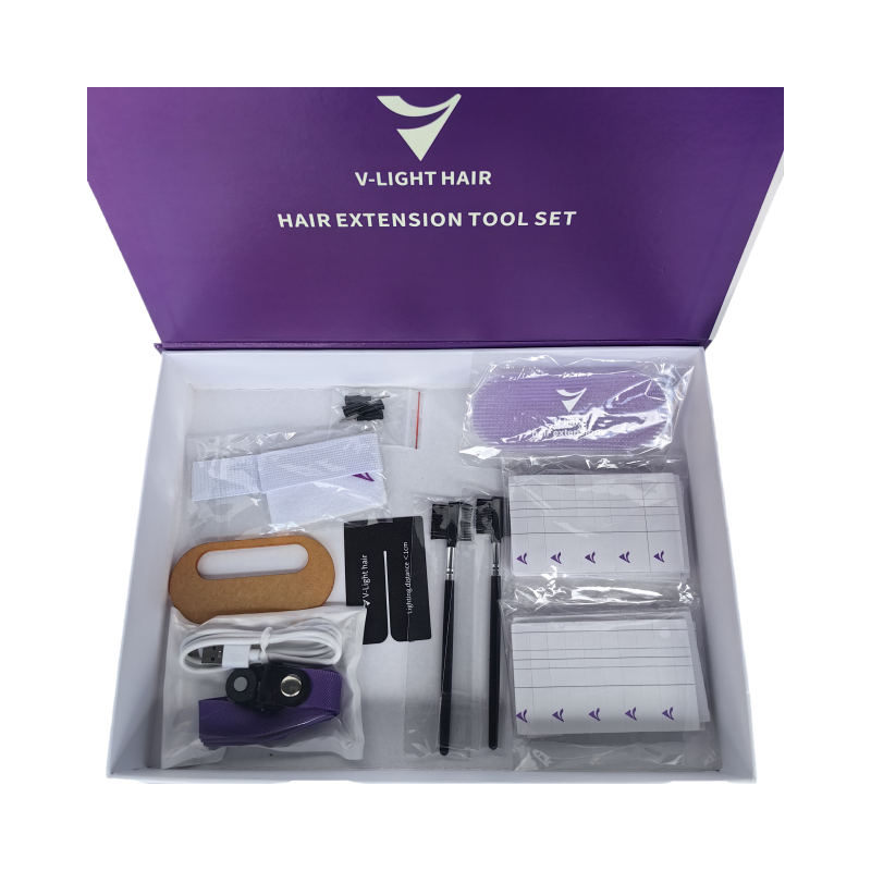 Black V-Light Seamless Hair Ex - Tech Accessories Uk recension och pris