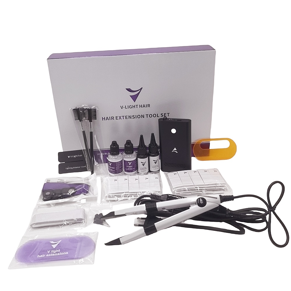 Black V-Light Seamless Hair Ex - Tech Accessories Uk recension och pris