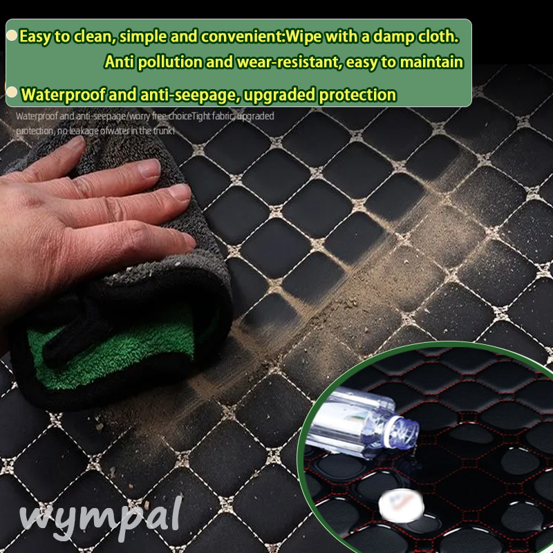 LUXURY Leather Car Floor Mats  - Tech Accessories Luxury recension och pris
