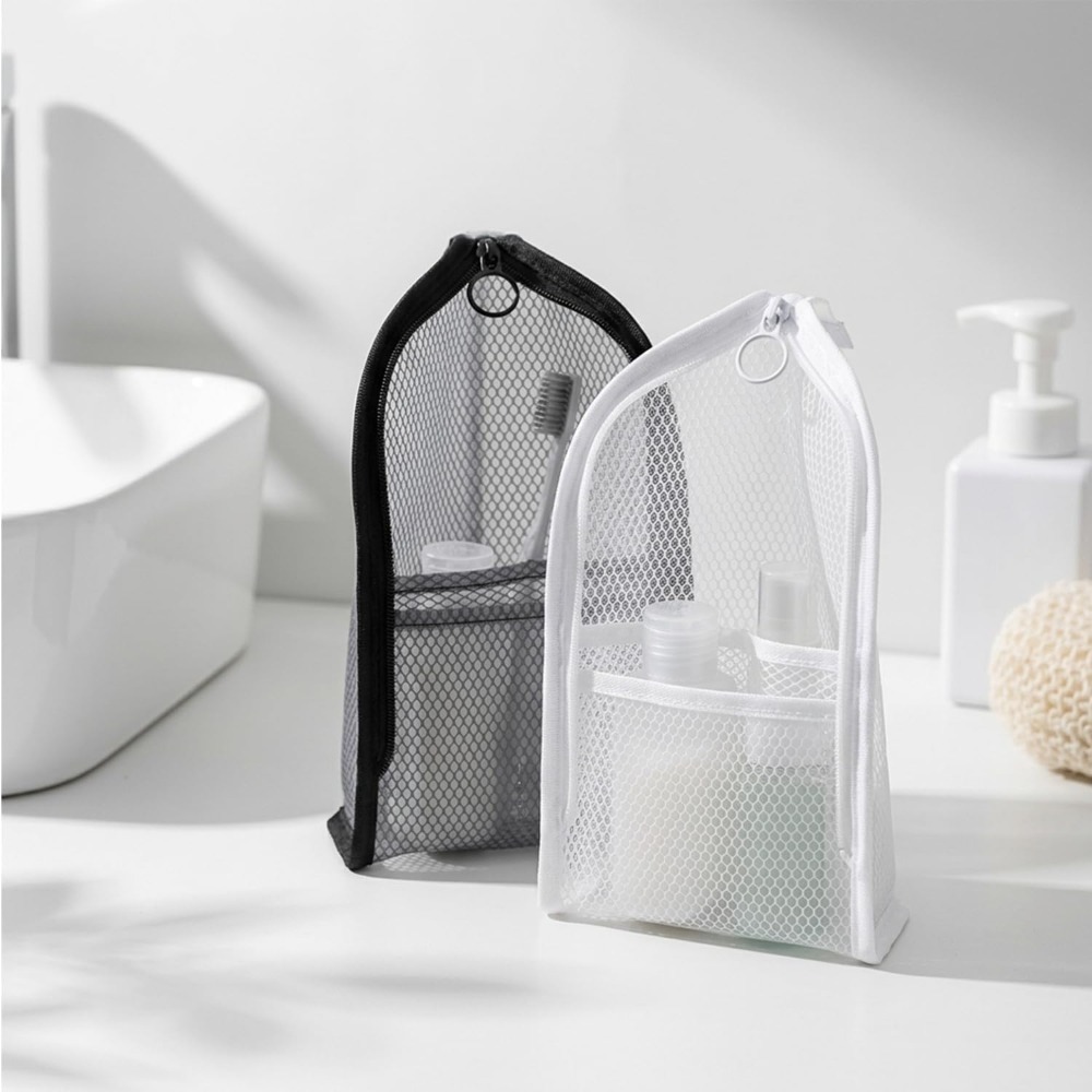 Mesh Toiletry Bag Breathable Q - Tech Accessories Travel Bag recension och pris