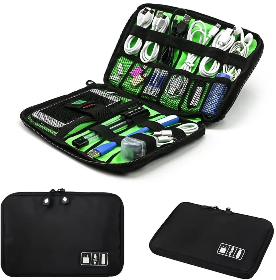 Cable Organizer Storage Bags S - Tech Accessories Travel Bag recension och pris